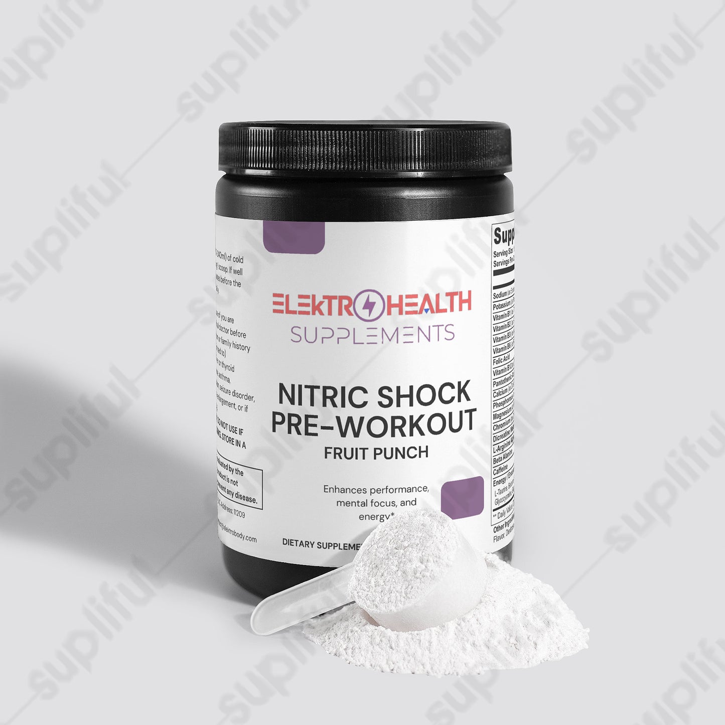Nitric Shock Pre-Workout Powder (Elektro Punch)